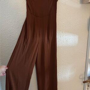 Wild Fable Chocolate Brown Jumpsuit